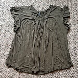 Elegant Olive Women's Blouse